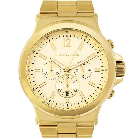 relogio michael kors dourado masculino|michael kors relogios macy's.